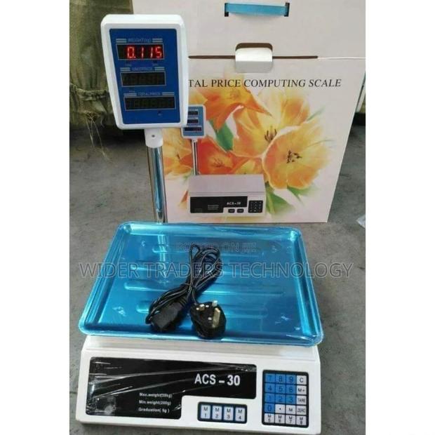 ACS Digital Weighing Scale Machine 30KG Capacity - main view