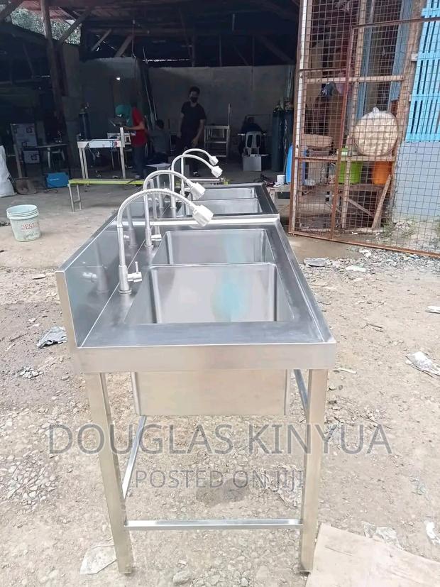 Double Bowl Modern Sink Stainless Steel.