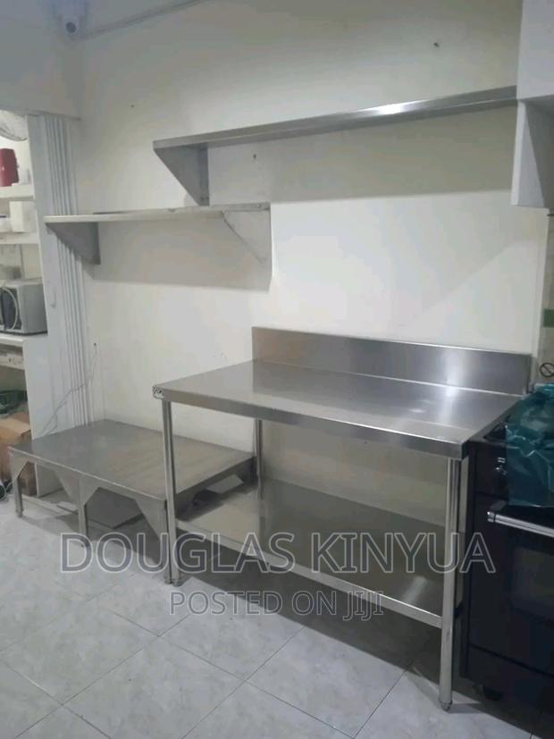 Working Table ( Stainless). - main view