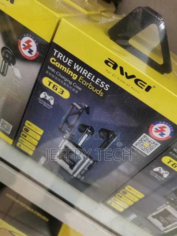 Awei T63 Wireless Headphone Bluetooth Earphone Gamer Headset - thumbnail 2