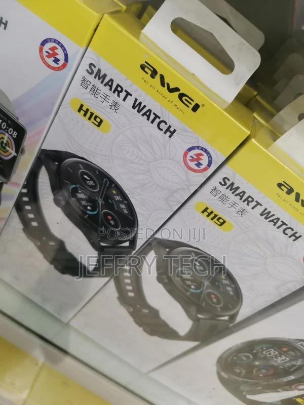 Awei H19 Smart Watch 100+Sports Modes Mode Bluetooth Wireles - thumbnail 2