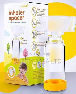 Hand Held Inhaler Spacer For Kids And Adults Child Mask
