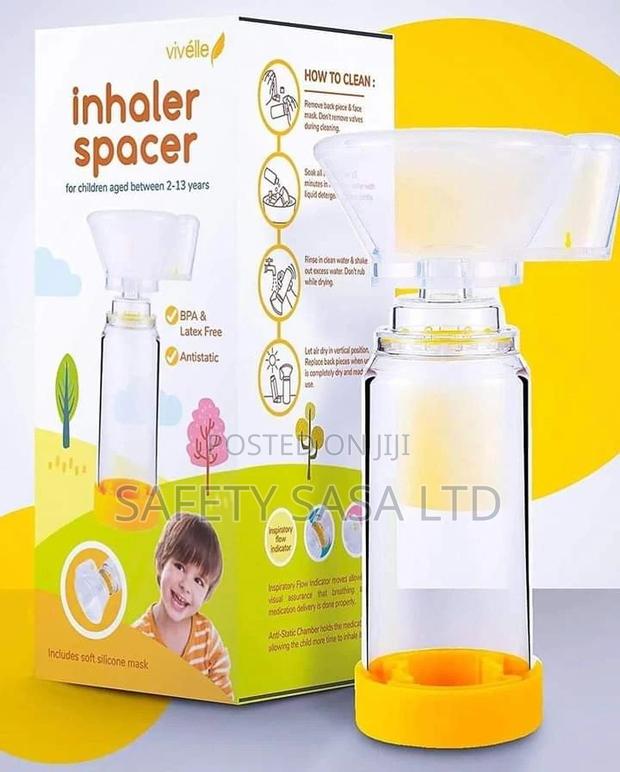Hand Held Inhaler Spacer For Kids And Adults Child Mask