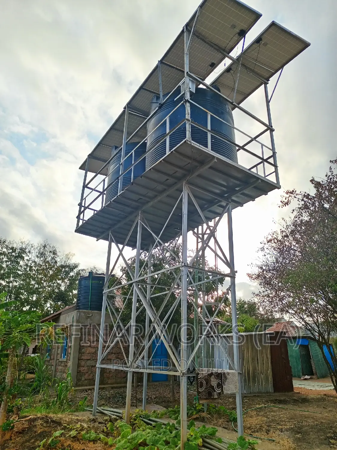 We Build Install Water Towers Tanks Kenya East Africa
