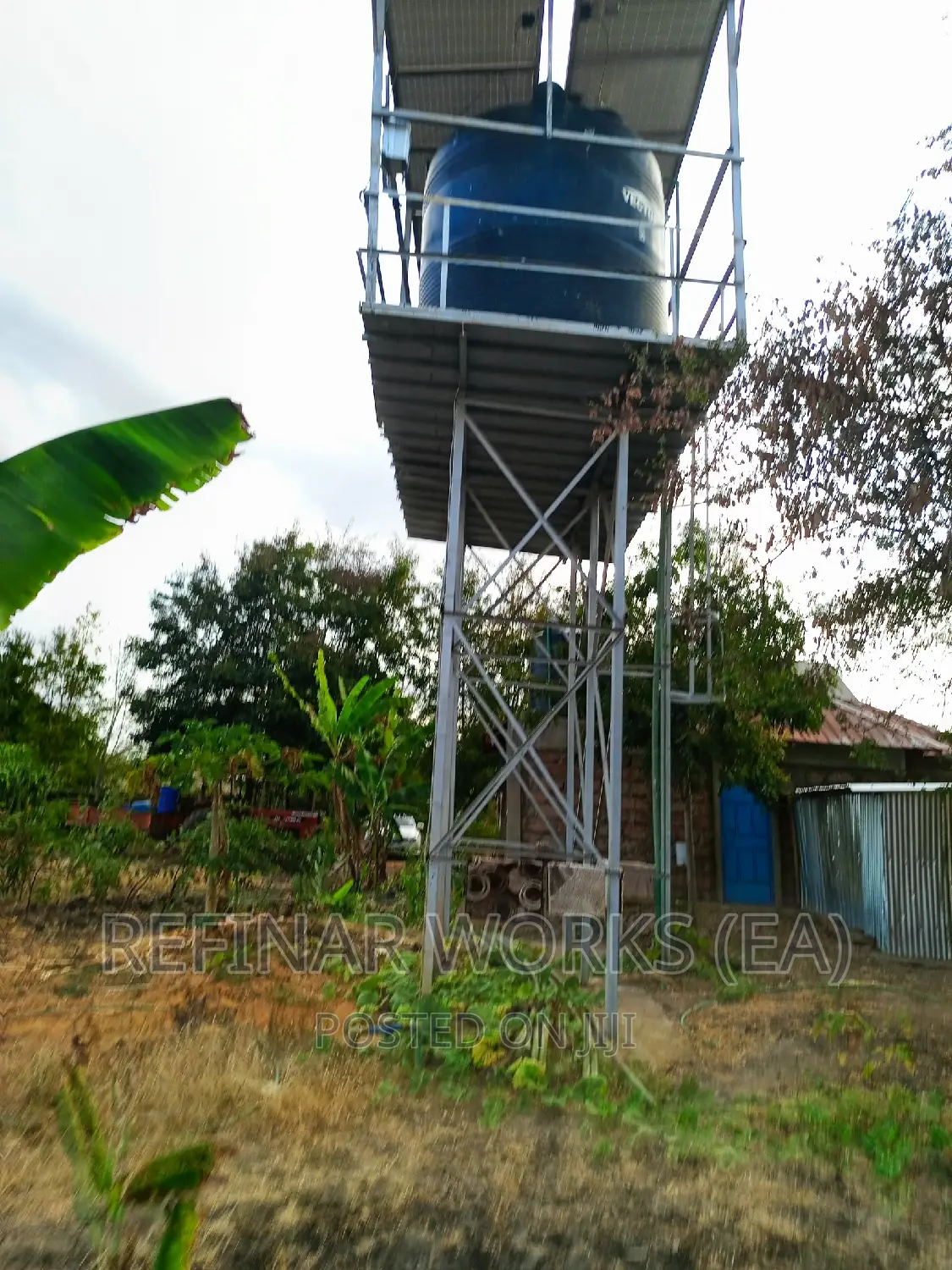 Steel Water Tower Construction Works