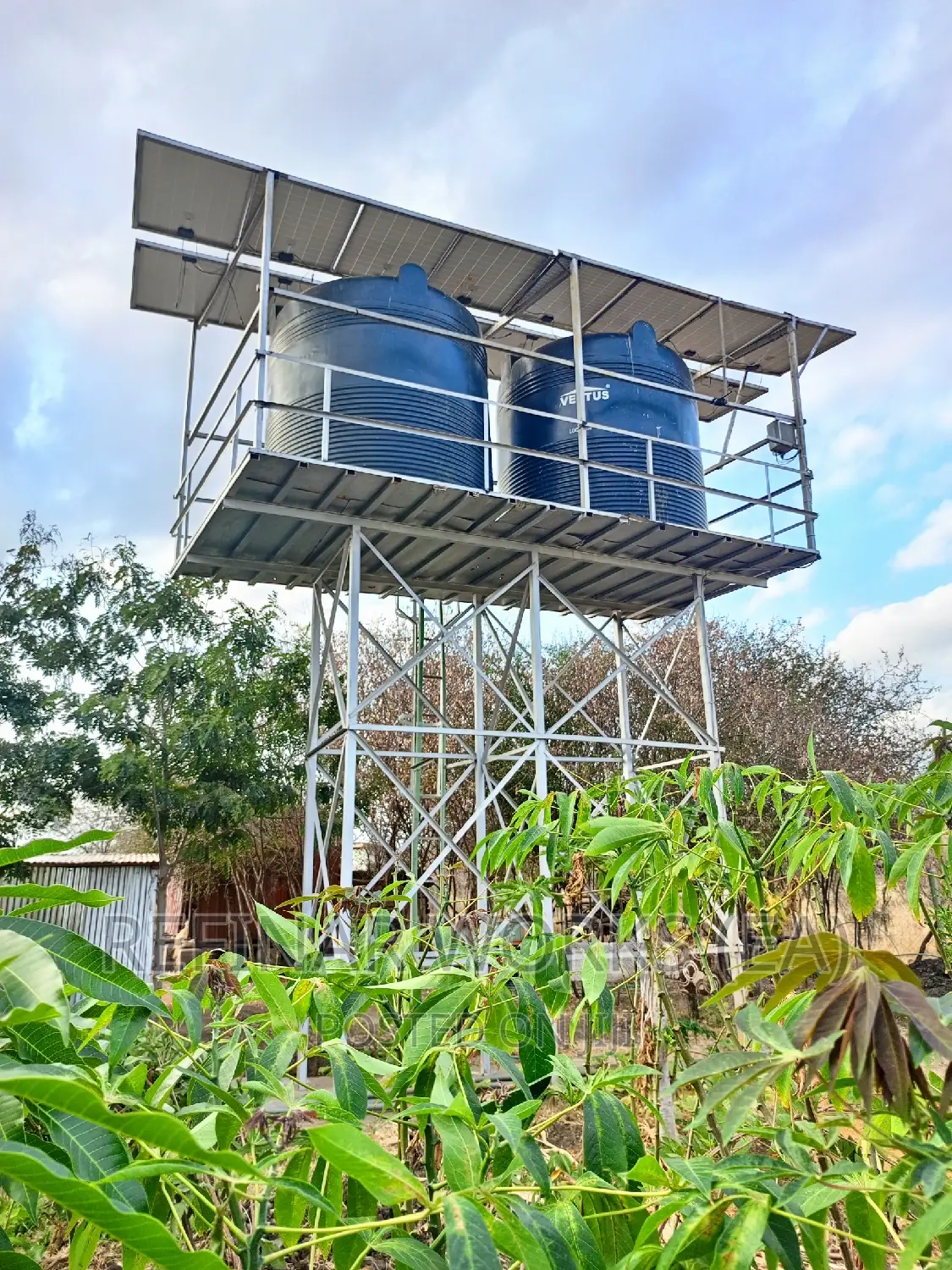 Steel Water Tower Construction Works