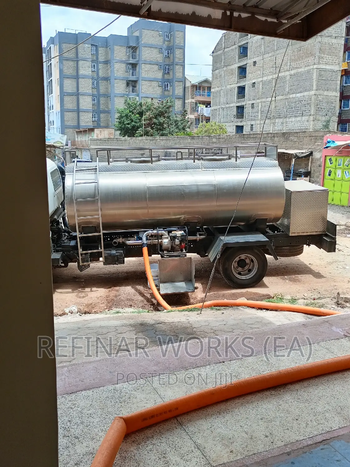 Stainless Steel Water Tanker Fabrications