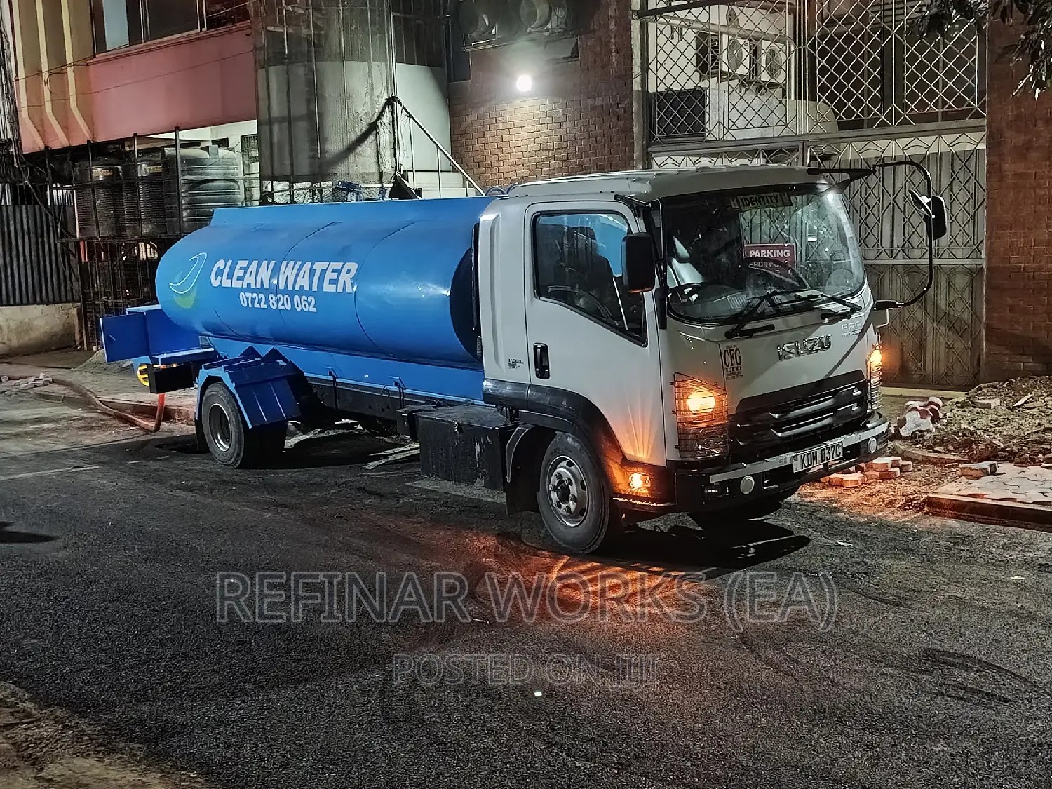 Stainless Steel Water Tanker Fabrications