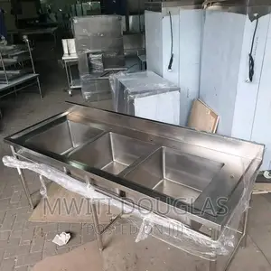 Stainless Steel Triple Bowl Sink
