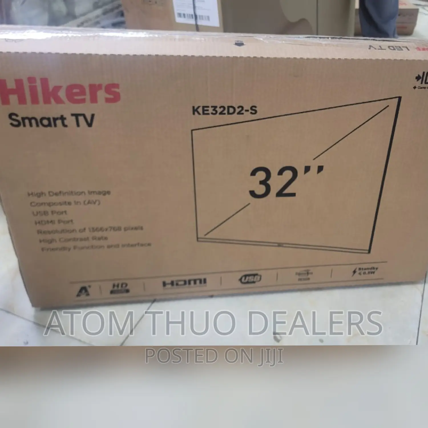 Hikers 32 Smart Android Flameless Tv.