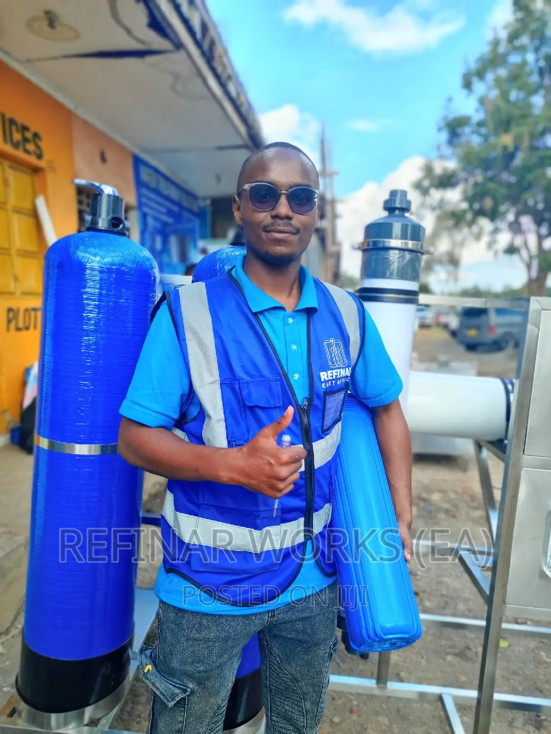 Commercial Water Purification Machines Packaging, Refilling