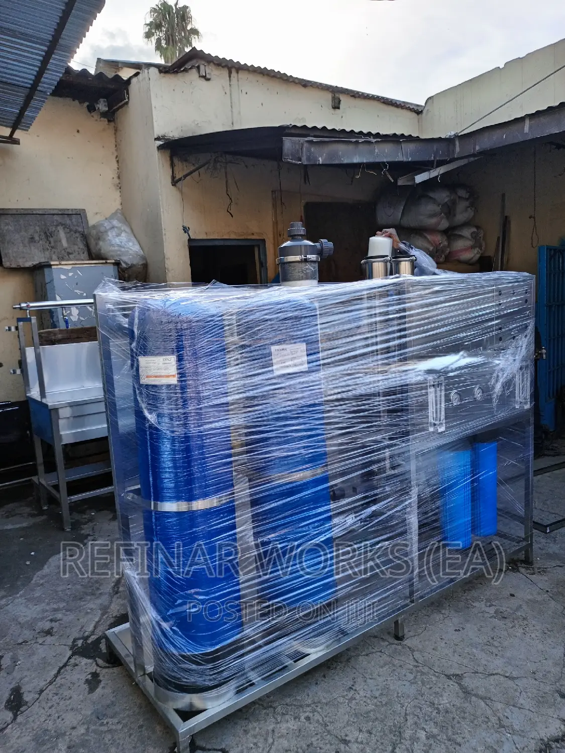 Commercial Water Purification Machines Packaging, Refilling