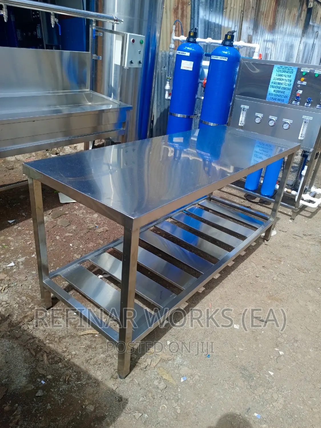Commercial Water Purification Machines Packaging, Refilling