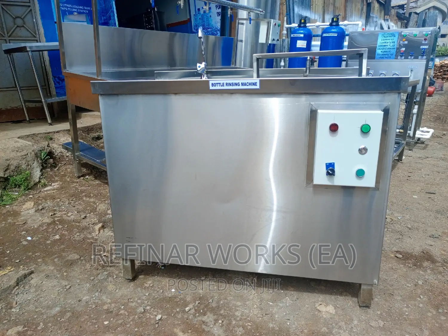 Commercial Water Purification Machines Packaging, Refilling