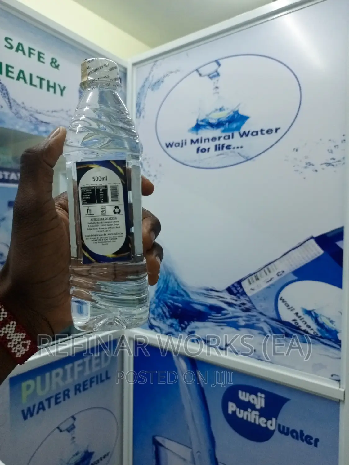Commercial Water Purification Machines Packaging, Refilling