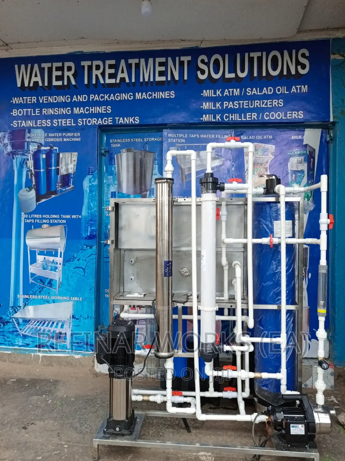 Commercial Water Purification Machines - Bottling Business
