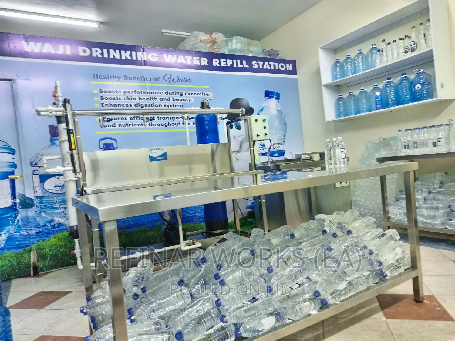 Commercial Water Purification Machines - Bottling Business