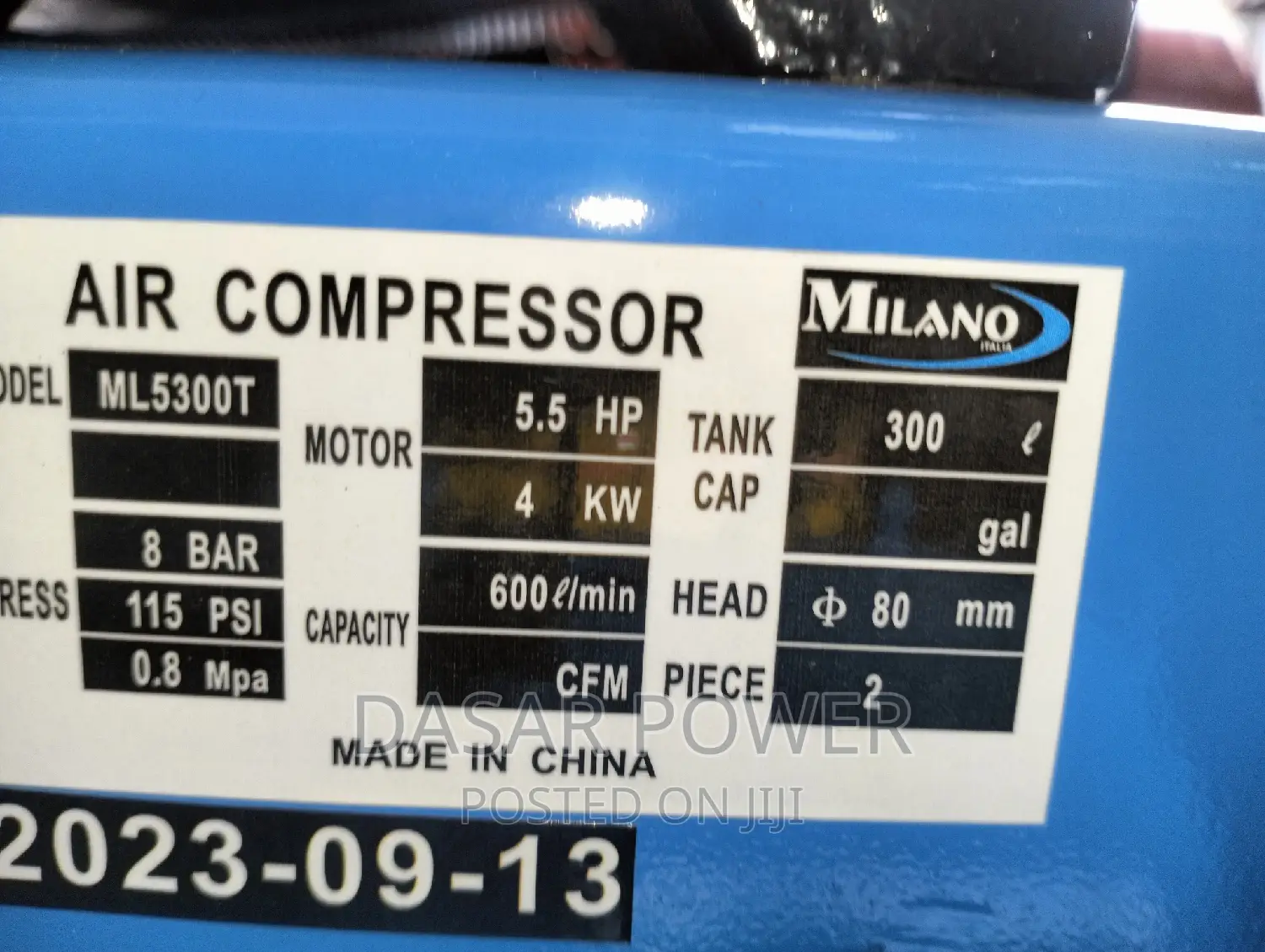 300l Three Phase Compressor