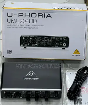 Behringer U-Phoria UMC204HD USB 2x4 Audio Interface