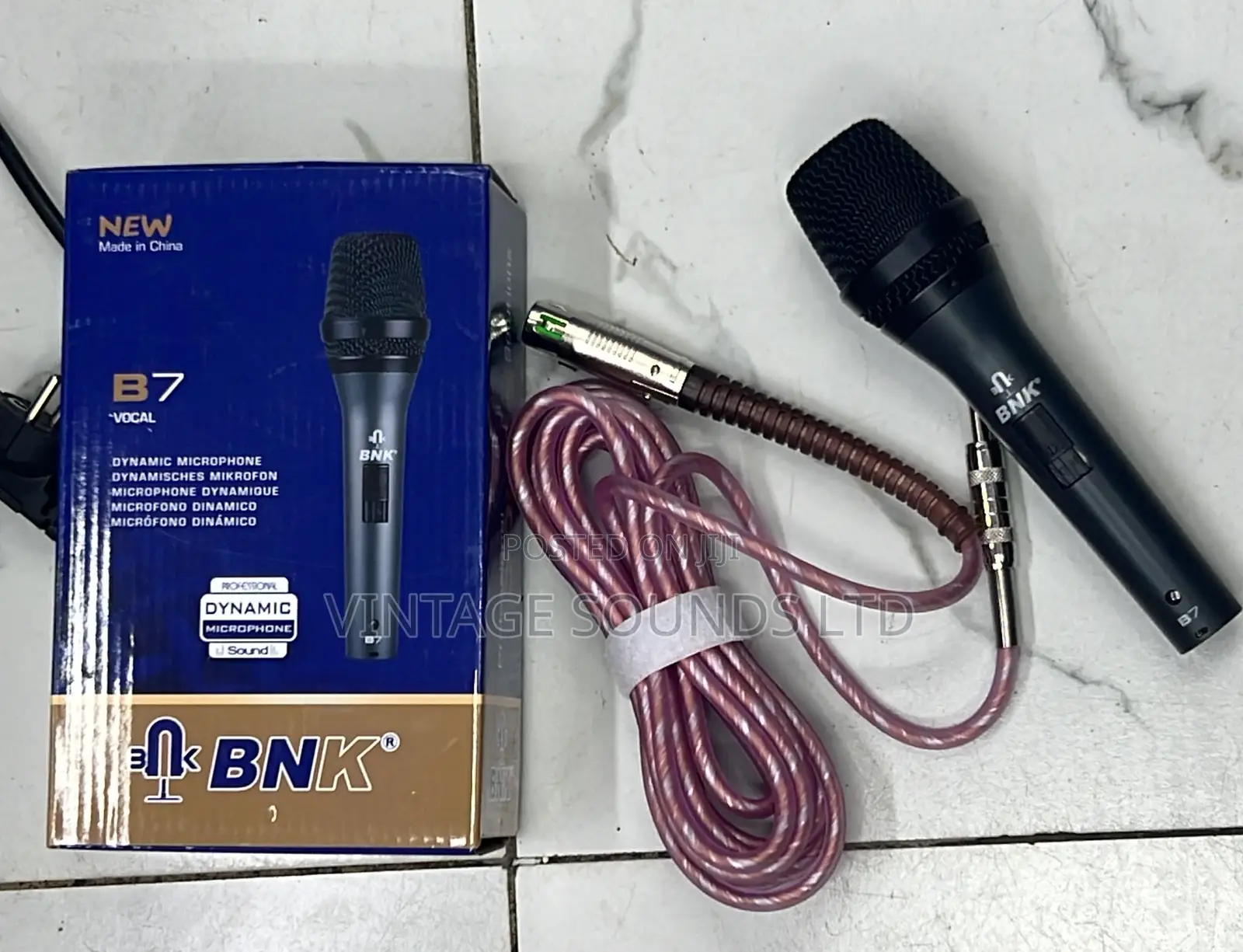 BNK B7 Dynamic Microphone With 5 M Best Quality Cable