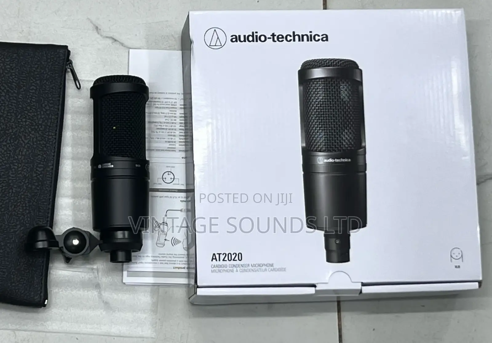 Audio Tecnica Cardioid Condenser Microphone AT2020