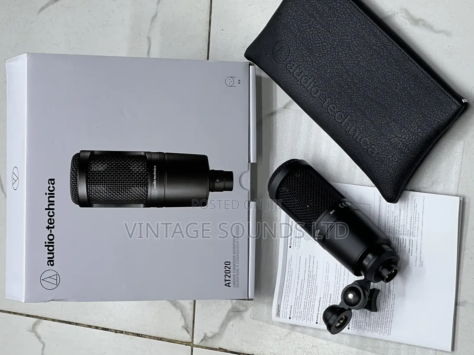 Audio Tecnica Cardioid Condenser Microphone AT2020