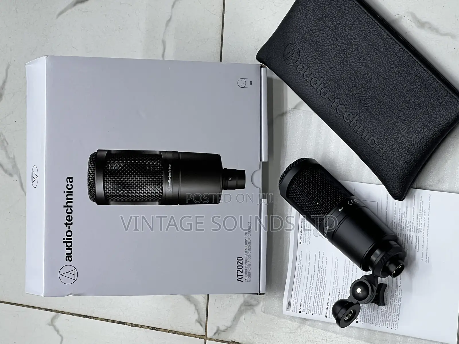 Audio-Technica AT2020 XLR Cardioid Condenser Microphone