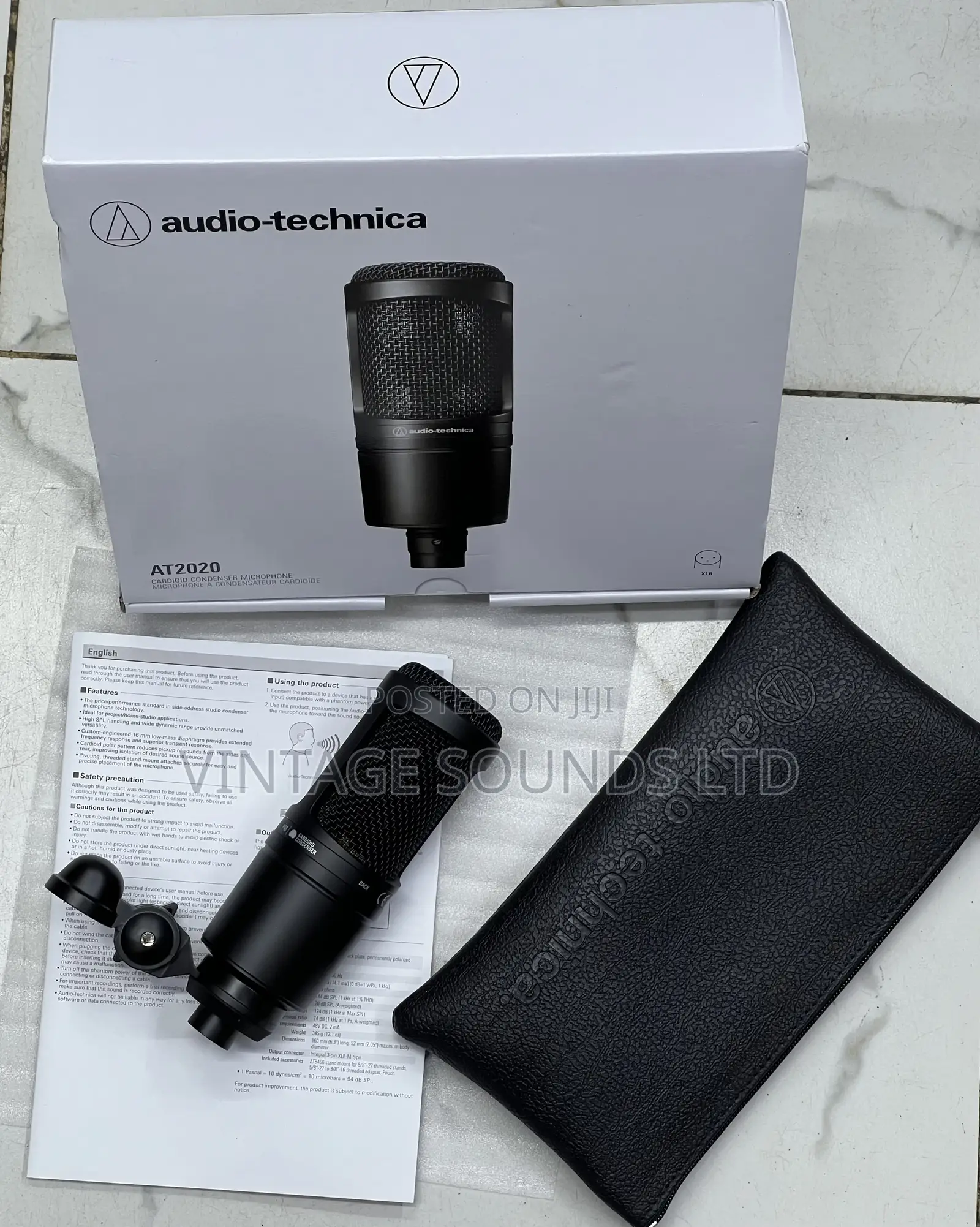 Audio Tecnica AT2020 Studio XLR Condenser Microphone
