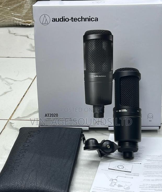 Studio Condenser Microphone Audio Tecnica At2020 - thumbnail 3