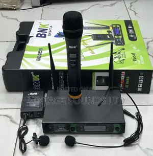 BNK Bk 9 HTLP 3 In1 Lapel Wireless Microphone System