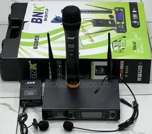 BNK Bk9 3WIRELESS Microphone System With Lapel