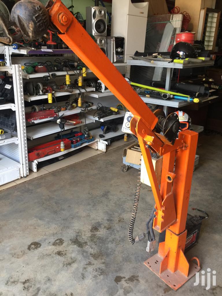 Pickup Truck Crane With Cable Winch