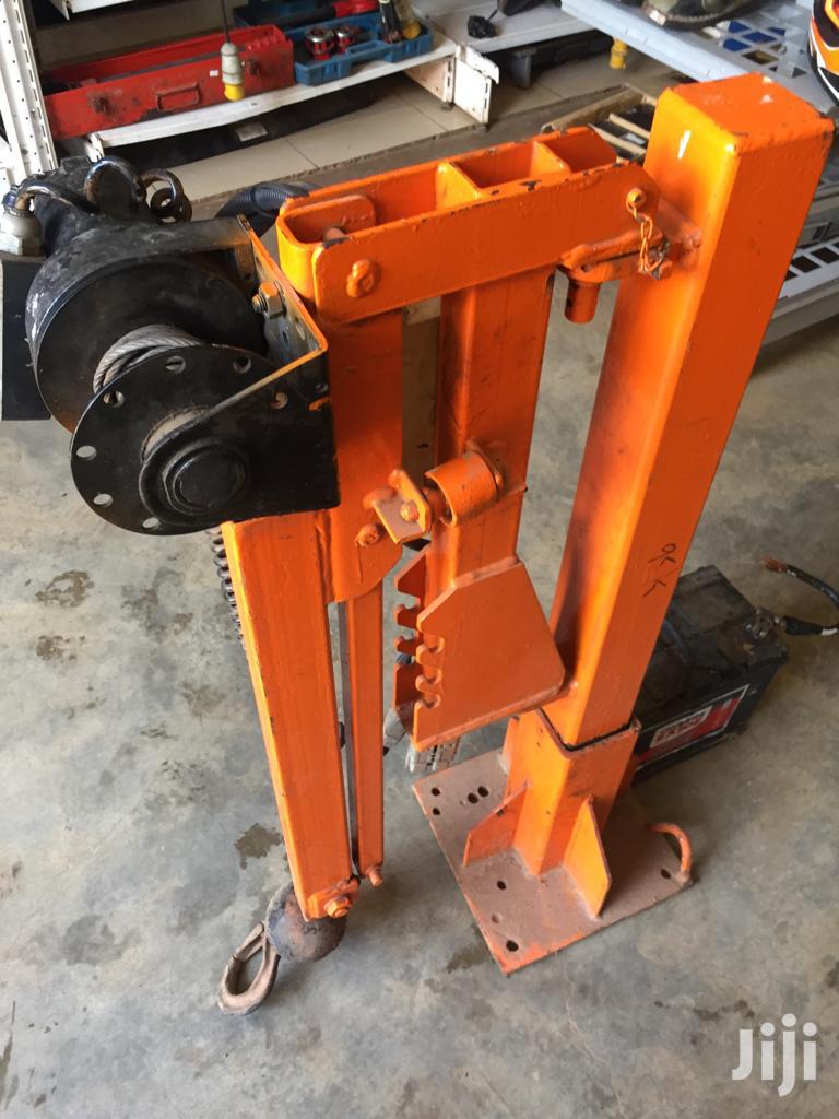 Pickup Truck Crane With Cable Winch