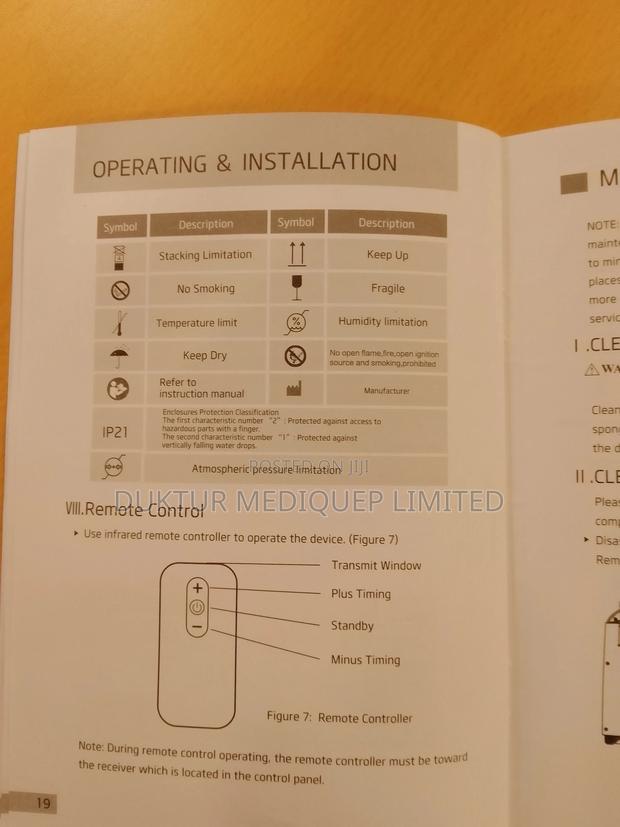 5L Mobile Oxygen Concentrator 8f-5aw Yuwell - thumbnail 2