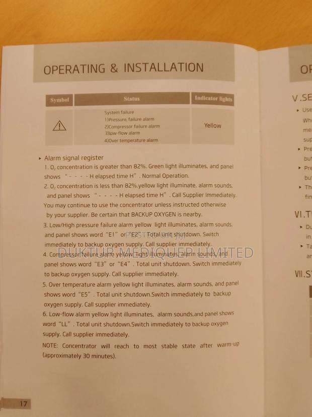 5L Mobile Oxygen Concentrator 8f-5aw Yuwell - thumbnail 3