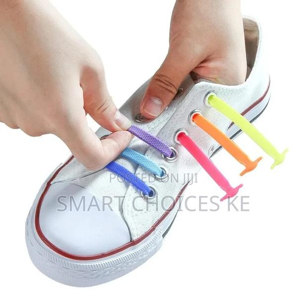 Silicone Shoelaces - Set of 12pcs - thumbnail 3