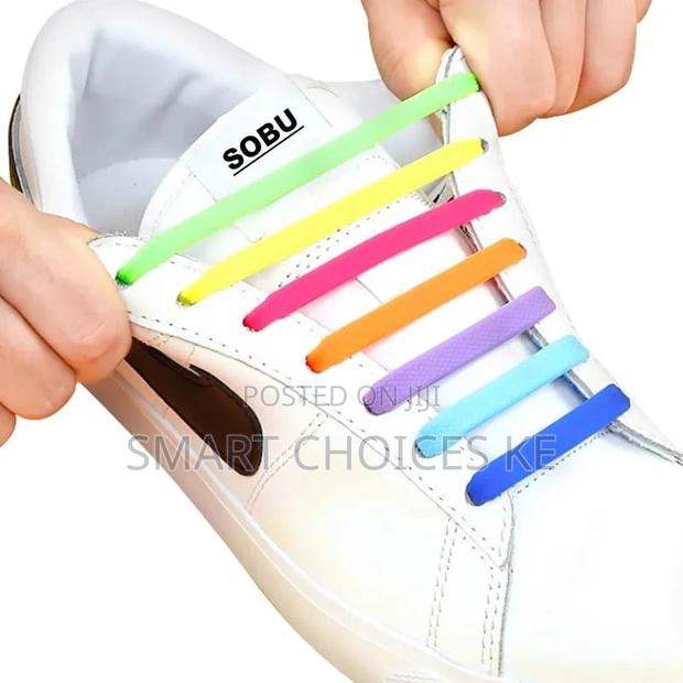 Silicone Shoelaces - Set of 12pcs - thumbnail 5