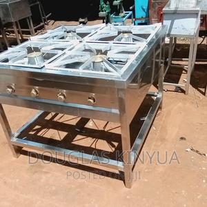 Commercial Gas Cooker (Stainless Steel Cooker). - main view
