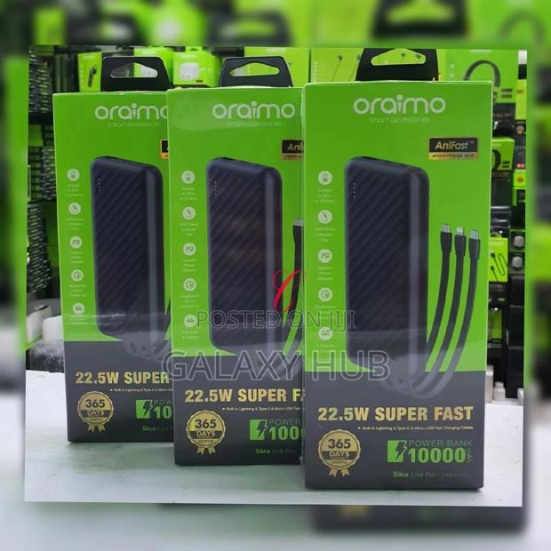 Oraimo Traveler Link 20 Opb-5201 20,000mah Power Bank