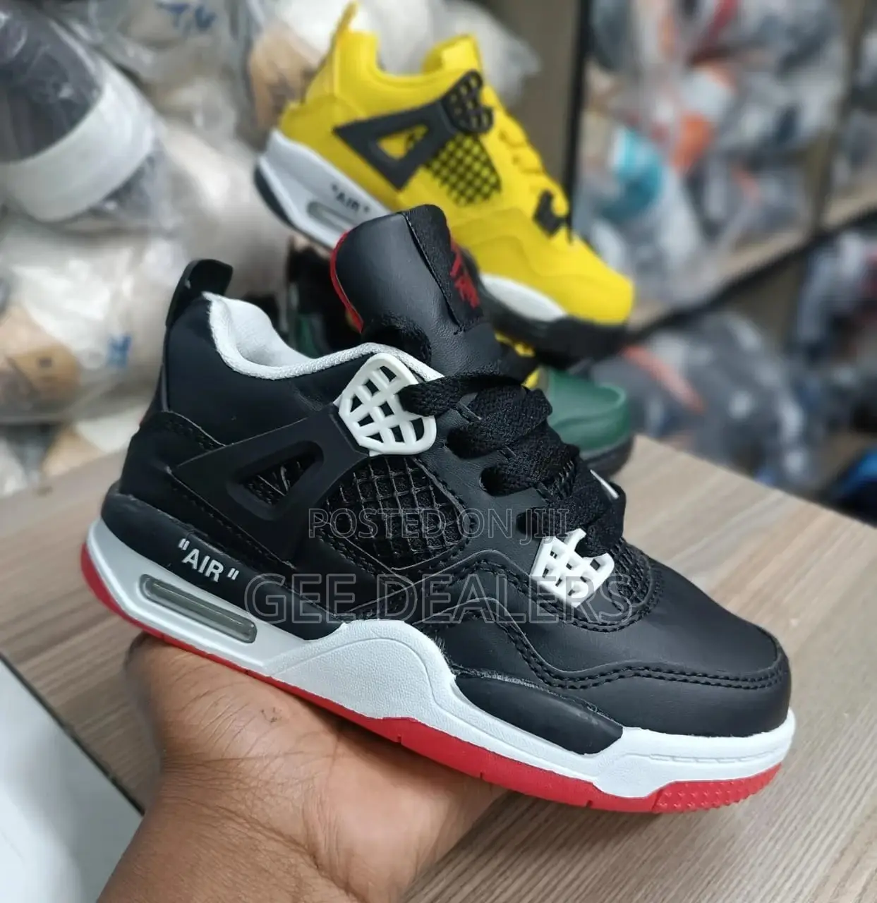 25-30 Kids Jordan 4 Sneakers Available