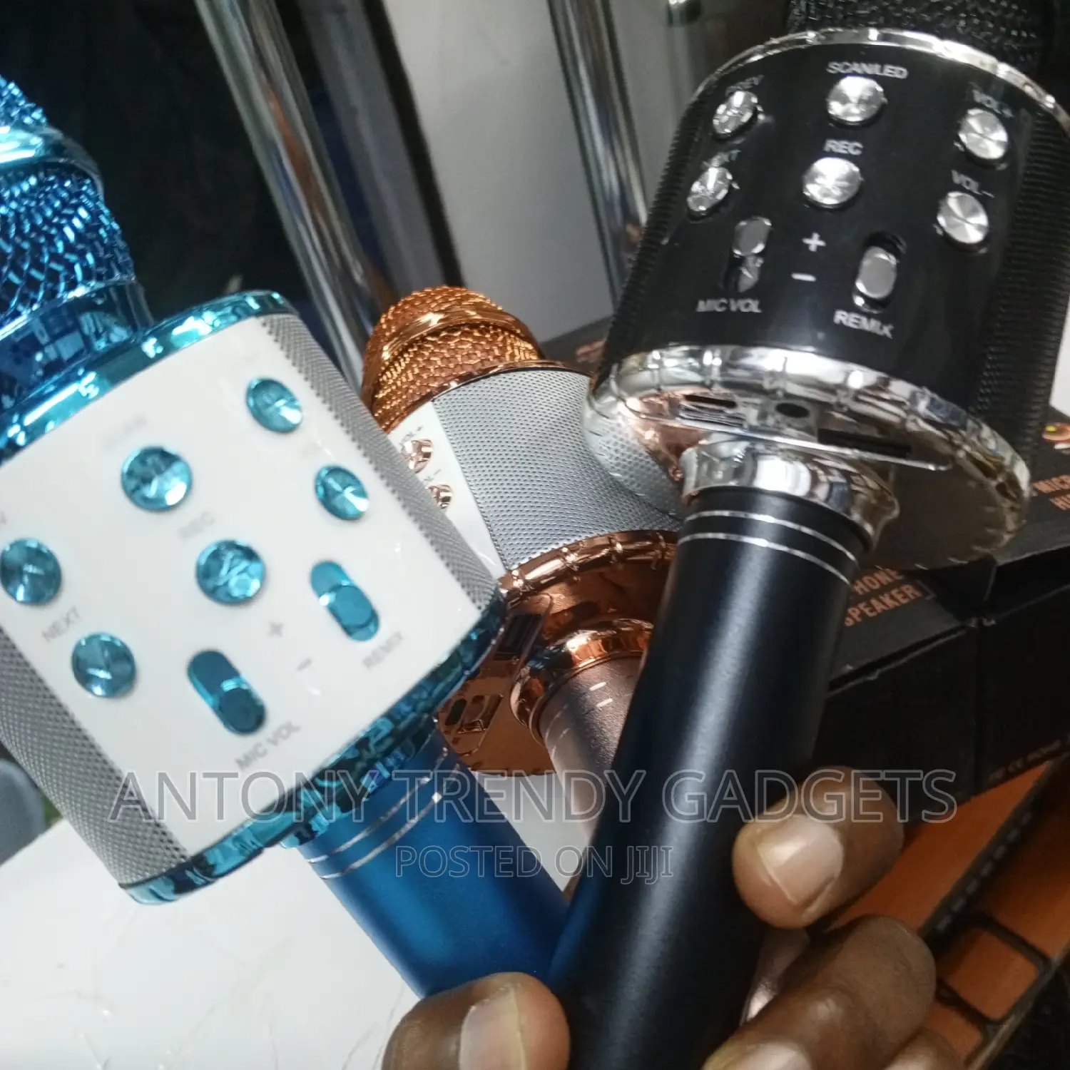 Kids Karaoke Microphone With Flash Mem and Aux Port