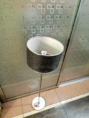 Floor Stand With Grey Shades