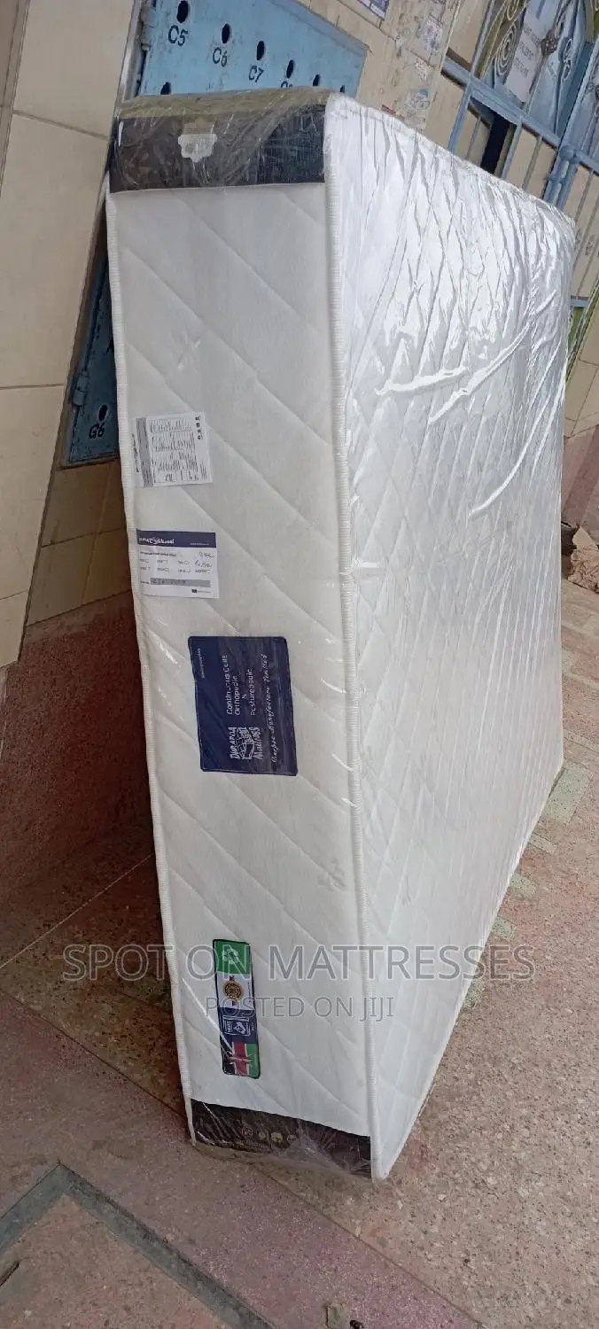 Orthopaedic 5×6 12inch Spring Mattress+ Free Delivery.
