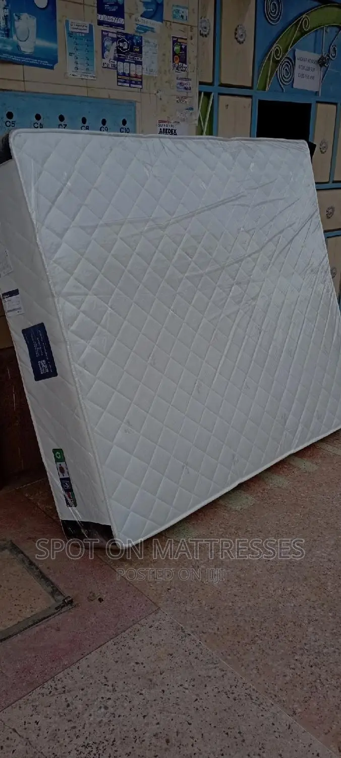 Orthopaedic 5×6 12inch Spring Mattress+ Free Delivery.