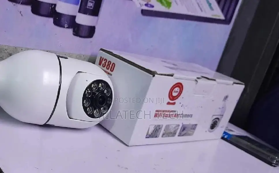 Camera V380 PRO 360° Surveillance Smart Nanny Bulb
