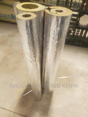Preformed Rockwool Pipe Insulation 4"(115mm Diameter) - thumbnail 2