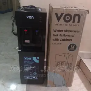 Hot and Normal Black Dispenser Von