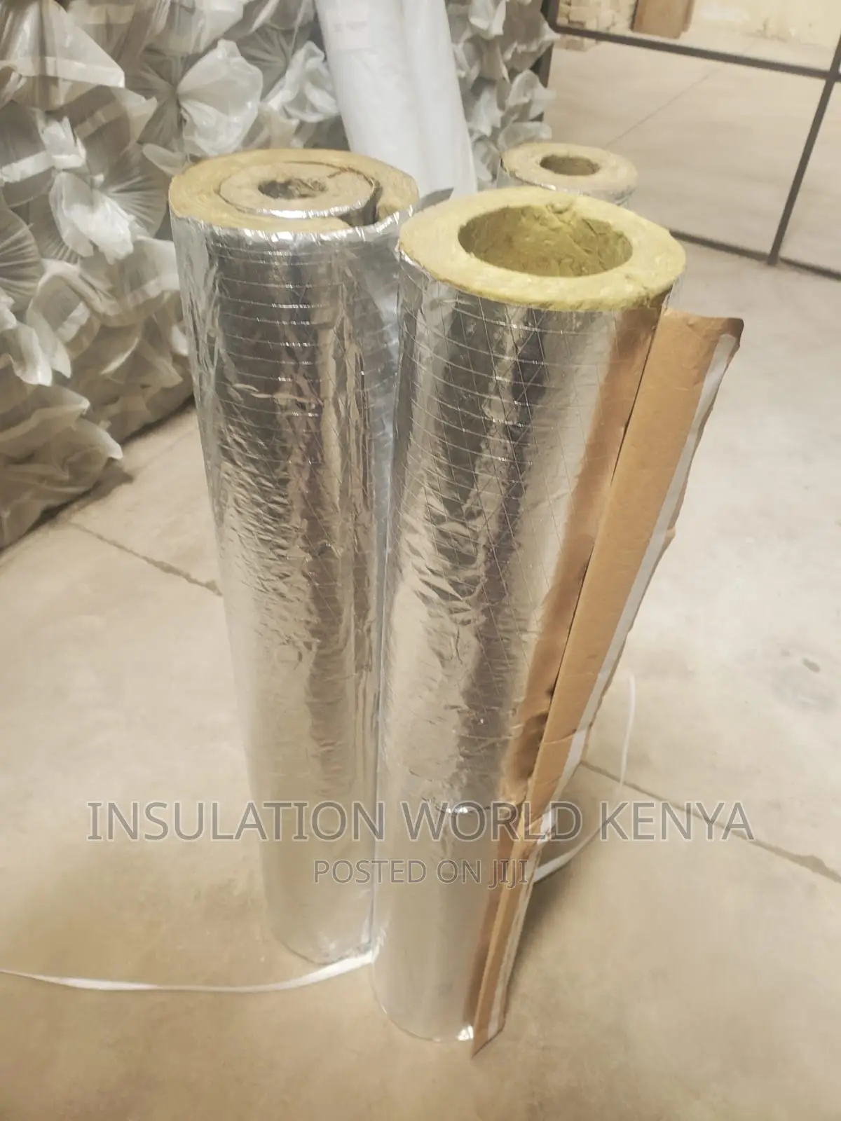 Preformed Rockwool Insulation Pipe 3"(90mm Diameter)