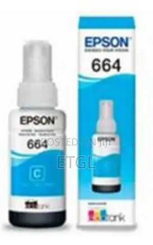 .Epson 664 Ink Cyan