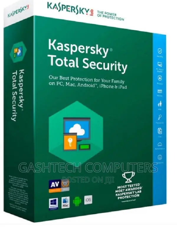 Kaspersky Total Security; 3 Devices + 1 License for Free For